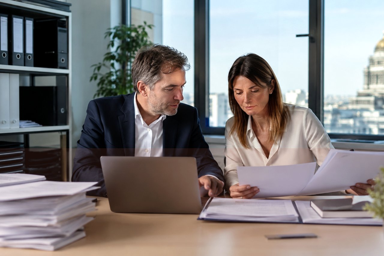 Organisation de courriers et documents de retraite